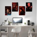 Anime Motivational Poster A4 Pack of 6 Perfect Wall Decoration in Offices, Bedrooms, Hostels, Study & Living room, Featuring Quotes, 300 GSM, Aesthetic Designs, and Positive Vibes - Image 3