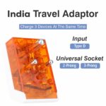 MX 5 Amp 3-Pin Multi Plug Adapter | Universal Travel Adapter for 2-Pin & 3-Pin Plugs | 3-in-1 Multi Socket Connector | Compact Travel Adaptor for Smartphones, Laptops & Gadgets (Pack of 1) - Image 4