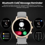 PunnkFunnk Genquella Smartwatch for Women with Bluetooth Calling, 1.69" HD Touchscreen, Heart Rate SpO2 Sleep Tracker, 100+ Sports Modes, IP67 Fitness Watch for Android iPhone(Grey) - Image 4