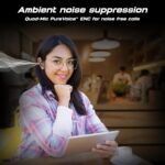 truke New Launch Crystal Bass True Wireless in Ear Earbuds with 13mm Drivers, 70H Playtime Fast Charge, Made in India, HiFi Sound TWS, 40ms Low Latency, 4Mics ENC, BT 5.4 (Matte Black) - Image 5