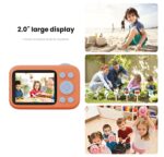 SJCAM FunCam+ Dual Screen Action Camera | 1080P Ultra HD | 2.4" Large Display for Video Recording, Photo Shooting, Timelapse | Children & Adult Kids | Buff - Image 6