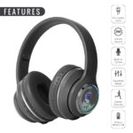 PunnkFunnk Newly Launched Astro Junior BT v5.3 Noise Cancelling Wireless Over-Ear Bluetooth Headphones Hi-Res Audio, 40mm Driver, Deep Bass, Memory Foam Ear Cups, for Kids Teens Adults(Black) - Image 6