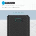 Portronics Power Brick II 20000 mAh,2.4A 12w Slim Power Bank with Dual USB Output Port for iPhone, Anrdoid & Other Devices.(Black) - Image 4