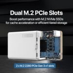QNAP TS-262-4G-24S-US 2 Bay Multimedia Desktop NAS with 4TB Storage Capacity, Preconfigured RAID 1 Seagate IronWolf HDD Bundle - Image 5