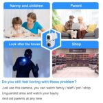 TP PLUS 4+4MP Smart WiFi PTZ CCTV Camera for Home Outdoor | 360° View | Color Night Vision | Motion Detection | Two-Way Audio | Wireless Security Camera with Mobile App V380 Pro (Dual Lens Mini Dome) - Image 6
