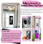 INEFABLE Suction Phone Case, Phone Suction Sticker, Silicone Suction Phone Case for Hands-Free Mobile Accessory Holder Grip, Video Phone Accessory (White - Pack of 1) - Image 5