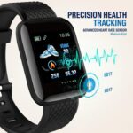 Drumstone Bluetooth Smart Health Bracelet for Men | Fitness & Activity Tracker with Heart Rate Monitoring, Sleep Tracking, Step Counter & Smart Alerts for Daily Wellness Use Pro - Image 3