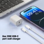 DR VAKU USB C to Lightning Cable (MFi-Certified) 1M Fast Charger Cable USB-C Power Delivery Charging Cord for iPhone 14/13/12/12 Pro Max/12 Mini/11/11Pro/Xs/Max/Xr/X/8/8Plus/iPad - Image 3