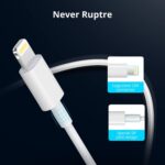 DR VAKU USB C to Lightning Cable (MFi-Certified) 1M Fast Charger Cable USB-C Power Delivery Charging Cord for iPhone 14/13/12/12 Pro Max/12 Mini/11/11Pro/Xs/Max/Xr/X/8/8Plus/iPad - Image 4