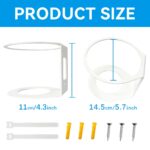 Velop Pro 6E/Pro 7 WiFi Mesh System Wall Mount, Wall Mount Holder for 6E / Pro7 Sturdy Metal Made Mount Stand Holder, Velop 6E/Pro 7 WiFi Wall Metal Mount Bracket Compatible with WiFi 7(2 Pack) - Image 3