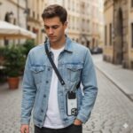 AccuPrints Sumiko Crossbody Utility Phone Lanyard - Strap | Phone Necklace Comfortable Around The Neck, Compatible with All Smartphones (Black Strap) - Image 4