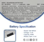 WISTAR BPS33 Laptop Battery for Sony VGP-BPS33 for Sony VGP-BPS33 Battery for Vaio SVT-14 SVT-15 T14 T15 Touchscreen Ultrabooks Series Notebook - Image 4
