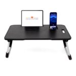 mistri Yerose Office Table For Home/Writing Desk For Office/Folding Table For School/Folding Study Table/Work From Home Multipurpose Table (Black) Wood, 15 Cm, 10 Centimeters - Image 3