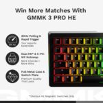 Glorious Gaming - GMMK 3 PRO HE: Rapid Trigger Keyboard, Hall Effect, Custom Modular Aluminum Body, 8K Polling Rate, Hotswap MX & Magnetic Switches, Modular Gasket System, ANSI 75% Tenkeyless (Silver) - Image 5