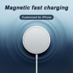 COVERLY Mag-Safe Magnetic Wireless Charger 15W for iPhone 14, 14 Plus, 14 Pro, 14 Pro Max, iPhone 13, 13 Pro Max, 13 Mini, 12, 12 Pro Max,Airpods 2, 3, Pro2, & All Qi-Enabled Devices (White) - Image 3