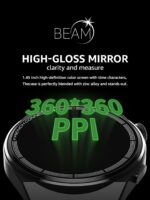 French Connection Beam Smart Watch with Its 1.39 Full-Touch Screen and 360 X 360 Resolution Round Display with 3 Straps Fcsw05-1 - Multicolor - Image 4