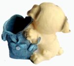 TIED RIBBONS Resin Cute Dog Decorative Pen Stand for Gift office Desk Kids Study Table (11 cm X 9 cm X 11 cm, Multicolor), Stationary - Image 5