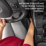 AUGEN Car Console Side Storage Automobiles Organizer Universal Slim Seat Gap Filler Leather PU Pockets Card Mobile Holder Storage Box (Black)(Pack Of 1) - Image 5