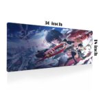Gadgets WRAP Extra Large Desk Mat Mouse Pad 18 x 36 Inch, Anti-Slip, Spill-Resistant, Ideal for Home, Office, Gaming Setups - Wuthering Waves - Image 3