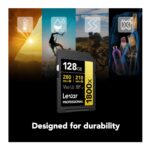 Lexar 128GB Professional 1800x UHS-II SDXC Memory Card (Gold Series) - Image 5