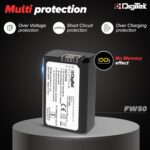 DIGITEK® (Platinum FW 50) Platinum Lithium-ion Rechargeable Battery for Sony DSLR Camera | Compatibility - Alpha NEX-3, 5, 6 Series Cameras, DSLR-SLT-A33, DSLR-SLT-A55 - Image 5