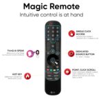 LG-Magic-Remote with Pointer and Voice Function Replacement for LG UHD, OLED, QNED & NanoCell 4K and 8K Smart TV (MR23GN, Black) - Image 3