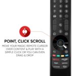 LG-Magic-Remote with Pointer and Voice Function Replacement for LG UHD, OLED, QNED & NanoCell 4K and 8K Smart TV (MR23GN, Black) - Image 5