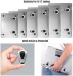 MOSPROS Mini Premium Metal Folding Portable Laptop Stand Non-Slip Base Tabletop Risers for 10-17 Inch Laptop & Keyboard & Tablet (Pack of 4pcs) - Image 4