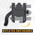 B29 Mobile Holder for Bikes or Bike Mobile Holder for Maps and GPS Navigation, one Click Locking, Firm Gripping, Anti Shake and Stable Cradle Clamp 360° Rotation Phone Mount (Random Color) - Image 3