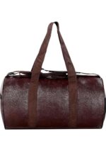 Premium 2-in-1 Leather Bag Set for Men | Business Messenger & Duffel Bag Combo, Brown | Professional Laptop Briefcase with Shoulder Strap & Travel Carry-On Luggage (Royal Rush) - Image 5