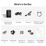 QNAP TR-002-A-US 2 Bay USB Type-C Direct Attached Storage (DAS) with Hardware RAID (Diskless) - Image 7