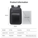Arctic Hunter Expandable Office Laptop Backpack for Men Women 15.6'' Business Backpack Slim Stylish Design and Ergonomic Comfort Water-Resistant for Work Commute and Daily Use - Image 4