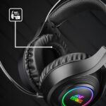 Ant Esports H570 7.1USB Surround Sound Gaming Headset with Noise Cancelling Mic & RGB Light, Compatible with PC/Laptop/ PS5/PS4 / Xbox – Black - Image 6
