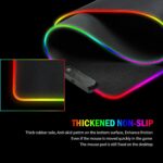 Arabest Rgb Mouse Pad - Large Gaming Mousepad with Nonslip Base 900 * 400 * 4mm Have 14 Kinds of Rgb Lights Can Be Switched at Will Suitable for Live Broadcasting, Games and Work - Image 4