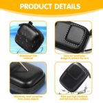 ZORBES® Small Carry Case Lens Protector for DJI Action 5 Pro / 4/3 Accessories, EVA Hard Shell Storage Bag Action Camera Travel Bag with Carabiner, Mini Carrying Bag for DJI Osmo Action - Image 4