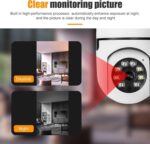 TP PLUS 3MP WiFi Light Bulb Security Camera | 360 Degree Pan Tilt Zoom | Night Vision | Two Way Audio | Wireless CCTV Bulb Camera (Light Camera) - Image 5