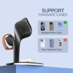 UNIGEN® MAGTEC 500 4in1 23W Foldable Mag-Safe Charger for iPhone 17/16 Plus/17/16 Pro/17/16 Pro Max,15/15 Plus/15 Pro/15 Pro Max,14/13/12 Series, AirPods 3rd/2nd, Series 9/8/7/6/5/4/SE LED Lamp-Black - Image 5