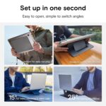 MOFT Laptop Stand for Desk, Adhesive Laptop Stand with 2 Adjustable Viewing Angles, Foldable and Portable Computer Stand Compatible with MacBook Air, MacBook Pro 11.6"-16", Misty Cove - Image 5