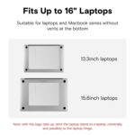 MOFT Laptop Stand for Desk, Adhesive Laptop Stand with 2 Adjustable Viewing Angles, Foldable and Portable Computer Stand Compatible with MacBook Air, MacBook Pro 11.6"-16", Misty Cove - Image 6