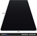 Large XXL 900×400mm Plain Black Mouse Pad for PC | Desk Mat, Mousepad Gaming, Mousepad for Laptop, Keyboard Mat for Desk, Keyboard and Mouse Pad for Computer Table - Image 3