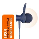 amazon basics in-Ear Wireless Neckband with Mic, Up to 22 Hours Play Time, Bluetooth 5.1, Voice Assistance, Noise Cancellation, IPX4 Water-Resistance, Magnetic Earbuds (Blue) - Image 7
