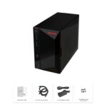 Asustor AS5202T - 2 Bay NAS, 2.0GHz Dual-Core, 2 2.5GbE Ports, 2GB RAM DDR4, Gaming Network Attached Storage, Personal Private Cloud (Diskless) - Image 6