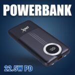 Unix 10000mAh Slim Power Bank, 22.5W Fast Charging, Dual Output, Type C PD (Input & Output), Quick Charge, Li-Polymer, Multi-Layer Protection for iPhone, Anrdoid & Other Devices (UX-1534) (Black) - Image 7