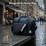 14L Professional Office Bag | Stylish Messenger Bag for Man | Up to 15.6'' | 3X Water-Resistant | Rainproof Zippers | Tablet Sleeve & Multiple Organisers | Premium Laptop Bags for Men & Women - Image 3