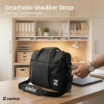14L Professional Office Bag | Stylish Messenger Bag for Man | Up to 15.6'' | 3X Water-Resistant | Rainproof Zippers | Tablet Sleeve & Multiple Organisers | Premium Laptop Bags for Men & Women - Image 9