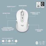Logitech MK950 Signature Slim Wireless Keyboard and Mouse Combo, Sleek Design, Quiet Typing and Clicking, Switch Across Three Devices, Bluetooth, Multi-OS, Works with Windows and Mac - White - Image 6