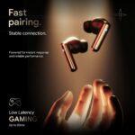 Fire-Boltt Newly Launched Aero Luxe TWS Earbuds with Custom EQ, Bluetooth 5.4 Wireless Earphones, 70H Playtime, Fast Charging Case, 50ms Low-Latency Gaming & Touch Controls Sandstone Beige - Image 6