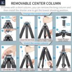 INNOREL GT284C Carbon Fiber Tripod Professional Compact Portable Tripod for Digital DSLR Camera Heavy Duty Camera Stand Support 29mm Tube Max Load 20kg with Special-Shaped Center Column - Image 5