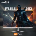 FRONTECH 24 Inch (60.45 Cm) LED Monitor, IPS Panel, 250 Nits, 100Hz, FHD 1920x1080, HDMI, VGA, Slim Bezel Design & Wall Mountable, (MON-0072,White) - Image 4