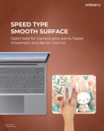 Brizberry Mouse Pad, Large Printed Premium Textured Waterproof Anti Skid Rubber Base for Desktop Laptop Gaming Professional 240X210X3mm [20% Larger] (118S - Pack of 1) - Image 3